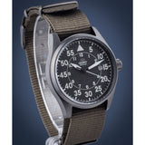 ORIENT AUTOMATIC RA-AC0H02N10B GREEN NYLON STRAP MEN WATCH