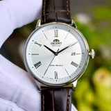 ORIENT RA-AC0J06S10B BROWN LEATHER MEN'S WATCH