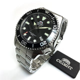 ORIENT RA-AC0K01B10B BLACK DIAL STAINLESS STEEL MEN'S WATCH