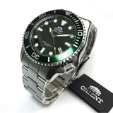 ORIENT RA-AC0K02E10B GREEN DIAL STAINLESS STEEL MEN'S WATCH
