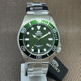 ORIENT RA-AC0K02E10B GREEN DIAL STAINLESS STEEL MEN'S WATCH