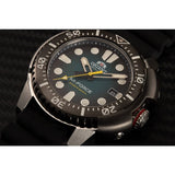 Orient M-Force RA-AC0L04L00B Green Dial Black Rubber Strap Men's Watch