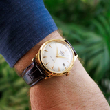 ORIENT RA-AC0M01S10B BROWN LEATHER MEN WATCH