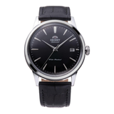 ORIENT RA-AC0M02B10B BLACK LEATHER MEN WATCH