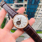 ORIENT RA-AG0001S00C BROWN LEATHER MEN WATCH
