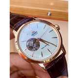 ORIENT RA-AG0001S00C BROWN LEATHER MEN WATCH