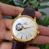 ORIENT RA-AG0003S10B BROWN LEATHER MEN'S WATCH