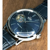 ORIENT RA-AG0005L10B BLUE LEATHER MEN'S WATCH