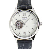 ORIENT OPEN HEART RA-AG0025S00C BLACK LEATHER MEN WATCH