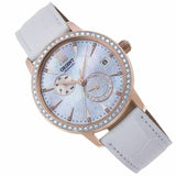 ORIENT AUTOMATIC RA-AK0004A00C WHITE LEATHER WOMEN WATCH