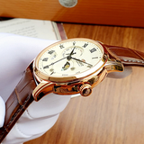 Orient Brown Leather Strap Men Watch RA-AK0007S10B