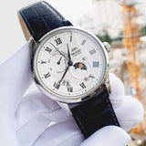 ORIENT RA-AK0008S00C MOON & SUN BLACK LEATHER MEN'S WATCH