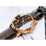 ORIENT RA-AK0009T00C BROWN LEATHER MEN WATCH