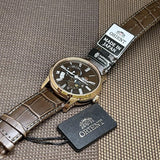 ORIENT RA-AK0009T00C BROWN LEATHER MEN WATCH
