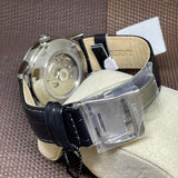 ORIENT SUN AND MOON BLACK LEATHER MEN WATCH