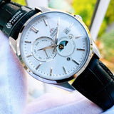 ORIENT RA-AK0310S00C BLACK LEATHER MEN WATCH