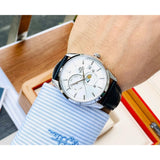 ORIENT RA-AK0310S00C BLACK LEATHER MEN WATCH