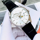 ORIENT RA-AK0310S00C BLACK LEATHER MEN WATCH