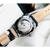 ORIENT RA-AK0310S00C BLACK LEATHER MEN WATCH