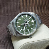 ORIENT DEFENDER II AUTOMATIC GREEN DIAL MEN’S WATCH RA-AK0402E10B