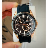 ORIENT AUTOMATIC RA-AK0604B00C BLACK STRAP MEN WATCH