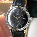 ORIENT RA-AP0005B10B BLACK LEATHER MEN WATCH