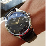 ORIENT RA-AP0005B10B BLACK LEATHER MEN WATCH