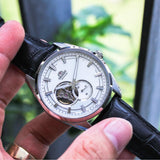 ORIENT RA-AR0004S10B BLACK LEATHER MEN'S WATCH