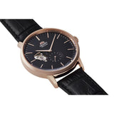 ORIENT RA-AR0103B10B BLACK LEATHER MEN'S WATCH