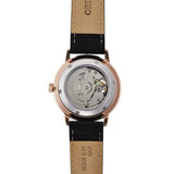 ORIENT RA-AR0103B10B BLACK LEATHER MEN'S WATCH