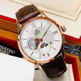 Orient Brown Leather Strap Men Watch RA-AS0009S10B