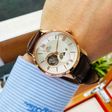Orient Brown Leather Strap Men Watch RA-AS0009S10B