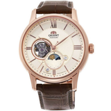 Orient Brown Leather Strap Men Watch RA-AS0009S10B