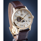 ORIENT RA-AS0102S10B BROWN LEATHER MEN WATCH