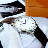 ORIENT RA-AX0008S0HB BROWN LEATHER MEN WATCH