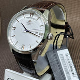 ORIENT RA-AX0008S0HB BROWN LEATHER MEN WATCH