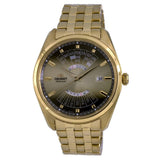 Orient Contemporary Multi Year Calendar Gold Stainless Steel Strap Men Watch RA-BA0001G10B