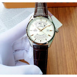 ORIENT MECHANICAL RA-BA0005S00C BROWN LEATHER MEN WATCH