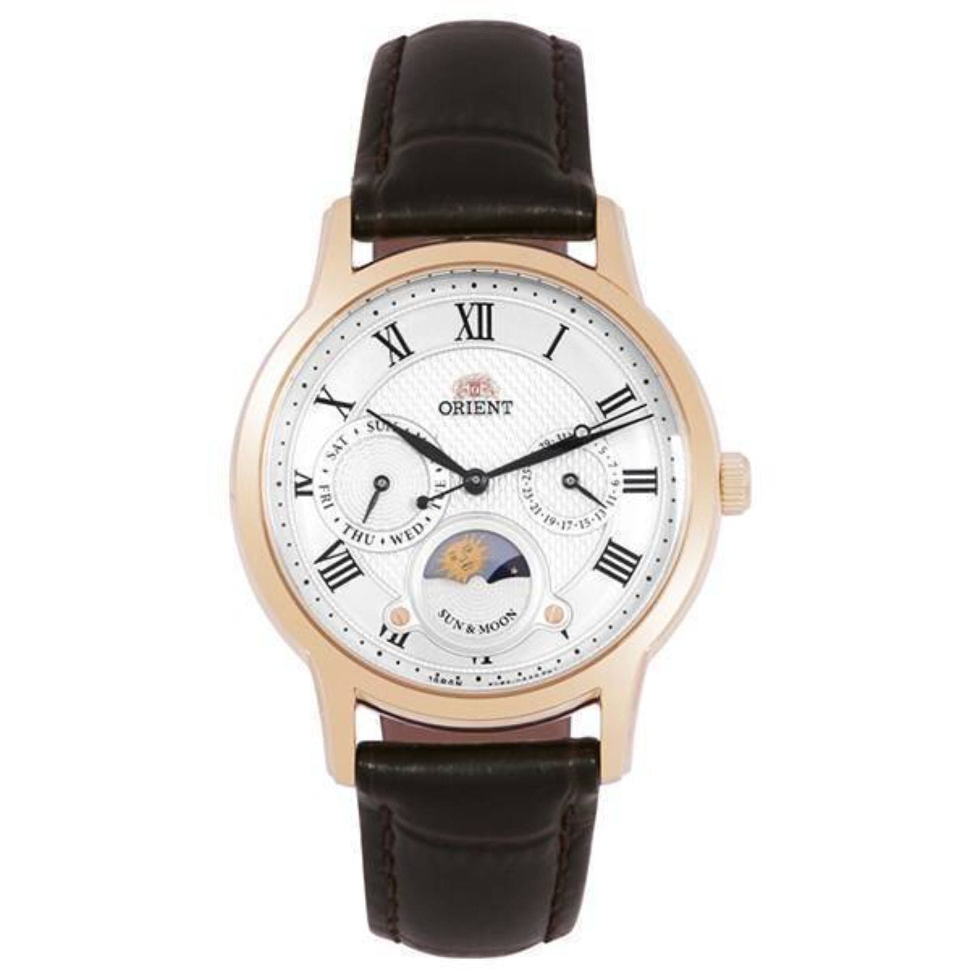 Orient petite sun 2025 and moon quartz watch