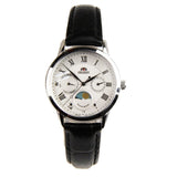 ORIENT RA-KA0006S00C SUN AND MOON LEATHER STRAP WOMEN WATCH