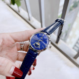 ORIENT RA-KB0004A10B BLUE LEATHER WOMEN WATCH