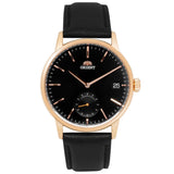 ORIENT RA-SP0003B10B BLACK LEATHER MEN WATCH