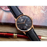 ORIENT RA-SP0003B10B BLACK LEATHER MEN WATCH