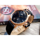 ORIENT RA-SP0003B10B BLACK LEATHER MEN WATCH