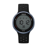 REEBOK RD-ELE-G9-PSIB-WR DIGITAL GREY DIAL BLACK SILICON MEN'S WATCH