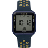 REEBOK SQUARE ELEMENTS RD-SQE-G9-P11N-WR BLUE SILICONE STRAP MEN'S WATCH