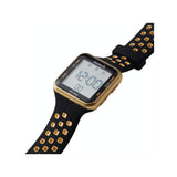 REEBOK SQUARE ELEMENTS RD-SQE-G9-P21B-W2 BLACK SILICONE STRAP MEN'S WATCH
