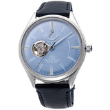 ORIENT STAR RE-AT0203L00B BLUE LEATHER MEN WATCH