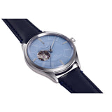 ORIENT STAR RE-AT0203L00B BLUE LEATHER MEN WATCH