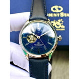 ORIENT STAR AUTOMATIC RE-AT0205L00B BLUE LEATHER MEN WATCH